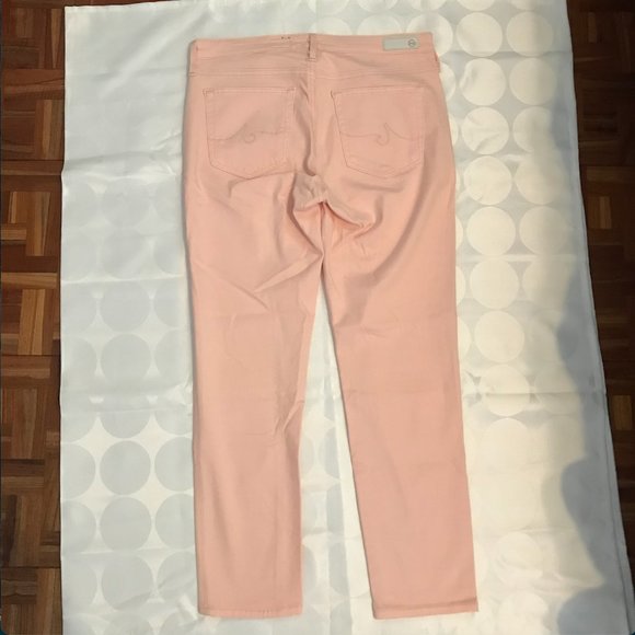 AG Adriano Goldschmied Peach Pink Jeans 28 - Picture 4 of 10